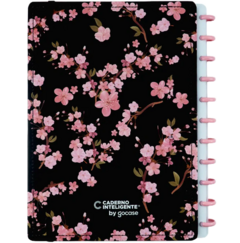 CADERNO INTELIGENTE BY GOCASE CLASSICAL ROSE BLACK - GRANDE - comprar online