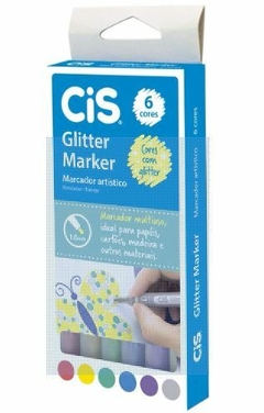 CIS MARCADOR ARTISTICO - GLITTER MARKER