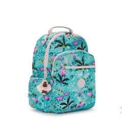 MOCHILA KIPLING SEOUL ESTAMPADO - MAGIC PLACE PAPELARIA