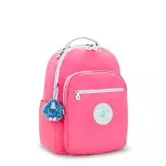 MOCHILA KIPLING SEOUL HAPPY PINK MIX - comprar online