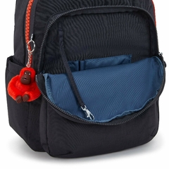 MOCHILA KIPLING SEOUL IRON LETTER FUN - loja online