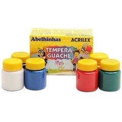 TEMPERA GUACHE - 6 CORES - ACRILEX - comprar online