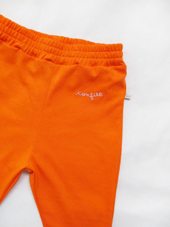 Pantalón Largo Liviano PAMBOKIDS Mandarina