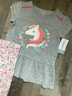 Imagen de Set 2 Piezas - Remera y Calza "Unicornio"