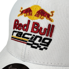 Gorra Red Bull Racing F1 White Bordada Gabardina - TC GARAGE