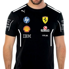 Remera Scuderia Ferrari 2025 F1 Black - comprar online