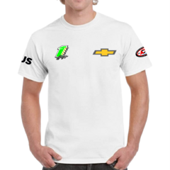 Remera Chevrolet TC Agustin Canapino Blanca