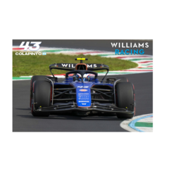 Poster Franco Colapinto Williams Racing F1