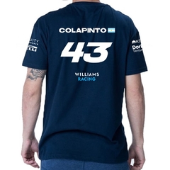 Remera Franco Colapinto 43 Williams 2024 F1 Blue en internet