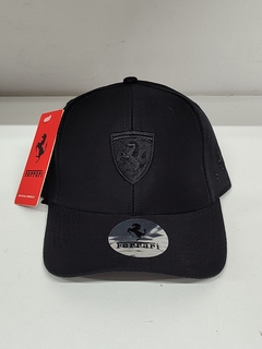 Gorra Scuderia Ferrari F1 Gabardina Total Black - tienda online