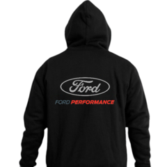Buzo canguro algodon Ford performance con capucha y bolsillos - comprar online