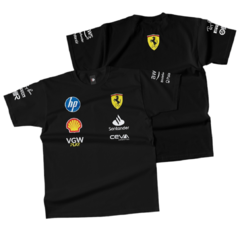 Remera Scuderia Ferrari 2024 F1 Black