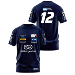 Remera F2 Franco Colapinto Williams 2024 F1