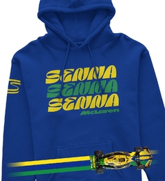 Buzo Ayrton Senna Racing Driver Blue - comprar online