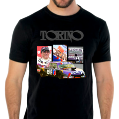 Remera Torino Flaco Traverso Dibujo Art Negra