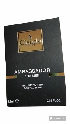 Gisada Ambassador For Men 1,5ML - BRINDE