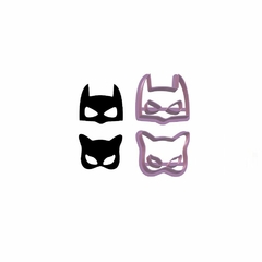 Cortador Mascara Batman E Batgirl -3Cm