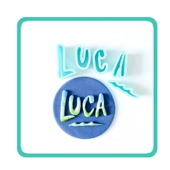Kit Cortador Luca Alberto E Logo 5cm - comprar online