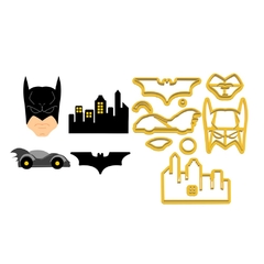 Cortador Kit Batman Cidade 5Cm