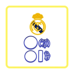 Cortador Escudo Real Madrid - 5Cm