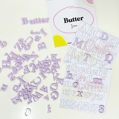 Box Letras Marcadores 67 Peças - Butter - 1,5Cm - comprar online