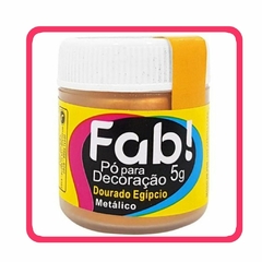 Pó Decoraçao Dourado Egípcio Fab