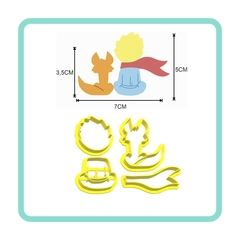 Letras e números 3D - tema O PEQUENO PRÍNCIPE