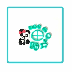 Cortador Panda Sentado - 10Cm