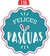 FELICES PASCUAS STICKERS X 100 UNIDADES 5 X 5CM en internet