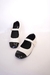 15532 - Sapatinho Duo Perola Off e Preto Cor 39 - comprar online