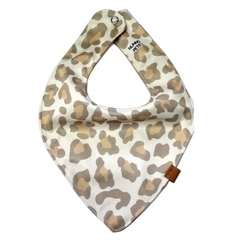 Babero Impermeable Animal Print Cafe con leche