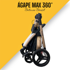 Carrinho de bebê Travel System 3 em 1 Ágape Max 360° - Envio internacional na internet