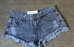 Short tiro bajo azul