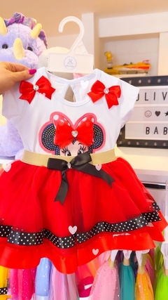 Conjunto Importado Minnie Love (Body + Tutú)