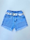 Short Denim con Brillos