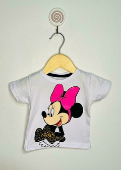 Remera Minnie Blanca (Algodón)