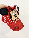 Gorra Minnie Face Brillos (Licencia Disney Original)