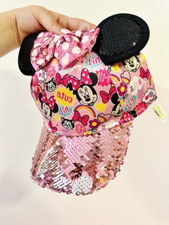 Gorra Minnie Lentejualas Rosa (Licencia Disney Original) - comprar online