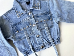 Campera Denim c/ Tachas - comprar online