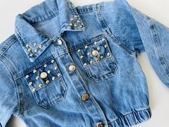 Campera Denim c/ Tachas - comprar online