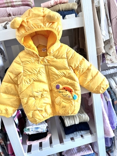 Campera Importada Puffer Monkey Amarillo - comprar online