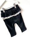 Pantalón Plush Black (Volado en cola)