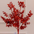 Galho Natalino Eucalipto (x12) Glitter Vermelho 44cm (FLORARTE)