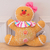 Boneco Gingerbread Menina Pendurar (Colorido) 21cm (Florarte)