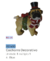 Enfeite Decorativo Natalino de Cachorro com Cartola, Cachecol e Guirlanda - 17cm - comprar online