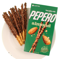 Chocolate Pepero Almond Lotte Doce Asiático Importado