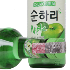 Soju Chum Churum Maça verde 360ml Bebida Destilada Coreana