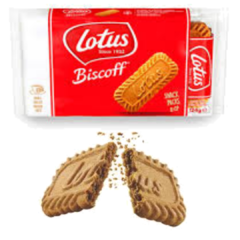 Biscoito Bolacha Belga - Lotus Biscoff 124g 8x2p ( 16 Un )