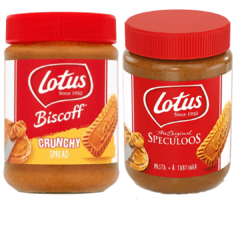 Kit 2 Sabor Pasta De Biscoitos Lotus Biscoff Speculoos 400gr