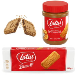 Pasta De Biscoitos Lotus Biscoff Speculoos TRADICIONAL + Pacote de biscoito lotus 250g